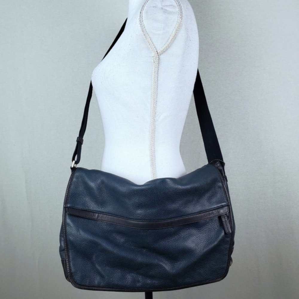 Coach Dark Blue Camden Bag Messenger Purse